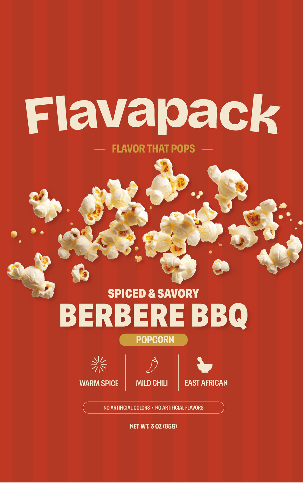 Berbere BBQ pack front, flat